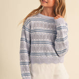 Tween Girls Kids Floral Pull Over Top