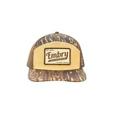 Brown Ranch 7 Panel "Retro" Hat