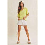 All-Day Comfort Stretchy Cotton Shorts: Off White