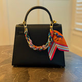 Braided Scarf Chain Phone Lanyard: Equestrian