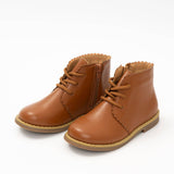 Cinnamon Scallop Trim Boot