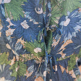 Ribbon Tie Summer Floral Printed Top