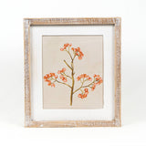 Fall Berries & Pumpkin Reversable Framed Sign