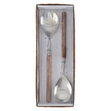 Face to Face Salad Serving Set - Mango Wood - Set of 2