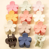 Matte Flower Hair Claw Clip: Multiple Colors