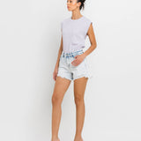 Miraculous | High Rise Distressed Shorts