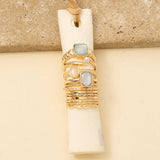 Assorted Stone Rings: Multiple Options