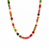 Festive Color Bead Necklace