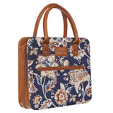 Bible Cover Fashion Navy/Brown