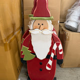 Wooden Santa Porch Stand