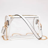 Clear Rectangle Stadium Concert Crossbody Bag