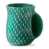 Dash Handwarmer Mug Aqua Earthenware