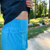 Highwaist Athleisure Split Shorts | Assorted Colors