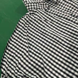 Plaid Print Button Up Oversize Blouse Shirt | Multiple Colors