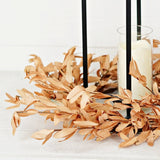 Wreath Herb Leaves Tea Stain