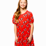The Georgia Bulldogs Girls Tiered Dress