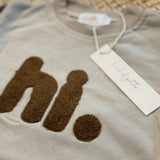 "Hi" Unisex Embroidered Jumpsuit