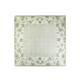 Floral Border Speckled Panel Square Scarf: Multiple Colors