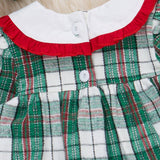 Green Holiday Plaid Dress