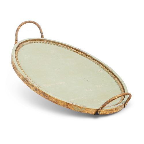 Antique Green Tray