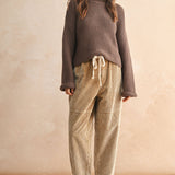 Round Neck Sweater Knitted Top