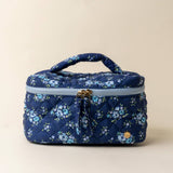 Quilted Cosmetic Bag | Endless Daydream Navy
