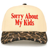 Sorry about my kids Two Tone Trucker Hat