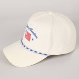 The Land of Freedom Flag Embroidered Trucker Hat
