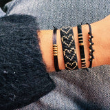 Macramé Gemstones Bracelet