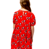 The Georgia Bulldogs Girls Tiered Dress