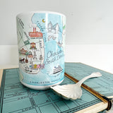 Charleston, South Carolina Map Mugs