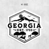 Georgia Stickers: Multiple Designs