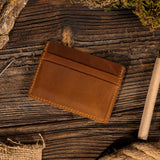 Theo Leather Card Holder Wallet |Multiple Colors