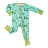 Bamboo Baby Convertible Zipper Pajama Golf A Round: Newborn