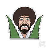 Happy Guy Trees Sticker | Waterproof Vinyl Decal