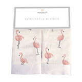 Dancing Flamingo Newcastle Blankie