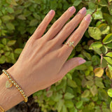 Textured Wrapped Cross Ring