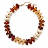Chunky Artisan Beaded Statement Necklace