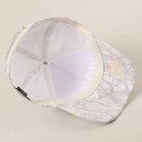 MAMA Letter Embroidery Real Tree Camo Baseball Cap