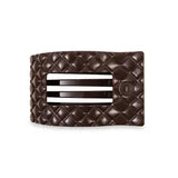 Teleties Flat Rectangle Quilted Hair Clip