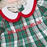 Green Holiday Plaid Dress
