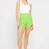 Highwaist Athleisure Split Shorts | Assorted Colors