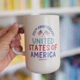 United States of America 250th Anniversary Tall Ceramic Mug