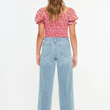 High Rise Wide Leg Youth Jeans