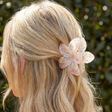 Large Paint Splatter Flower Hair Claw: Multiple Colors