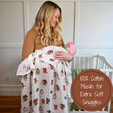 Baby Muslin Swaddle Blanket: Better In Boots