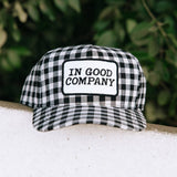 In Good Company Gingham Patch Hat