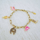 Yeehaw Rodeo Charm Bracelet
