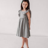 Flutter Tank Dress | Steel Stripe
