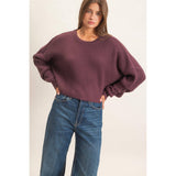 Oversized Cropped Sweater